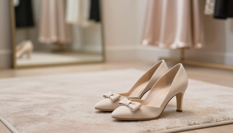 buty do sukienki ecru